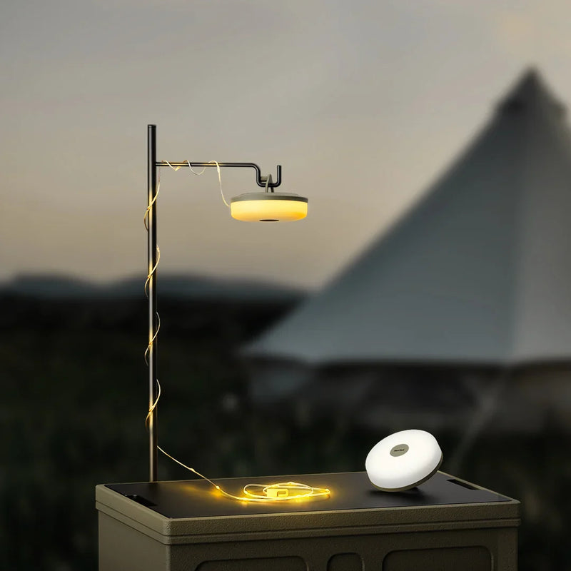 LumiCamp - Guirlande lumineuse portable, étanche et facile à ranger pour l'extérieur