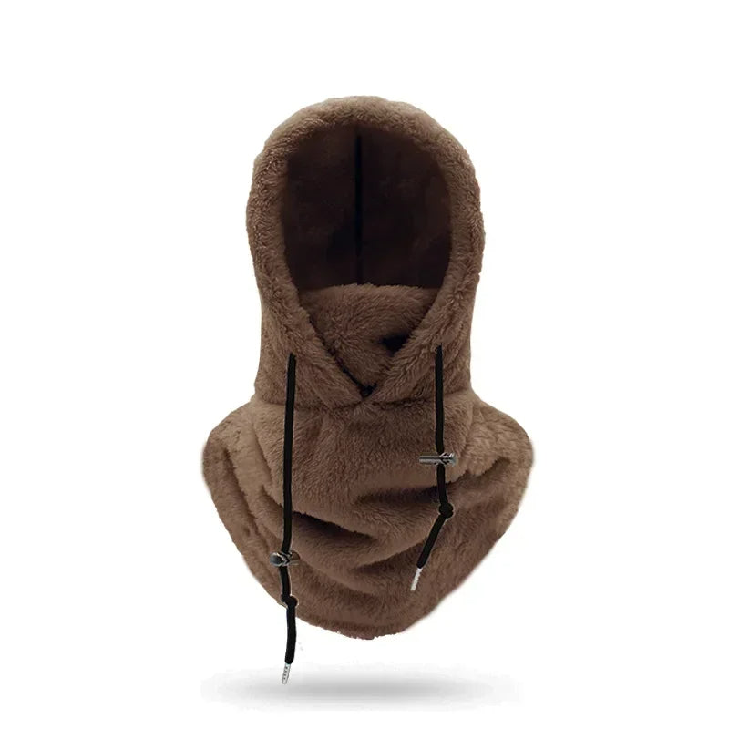 FleeceFlex - Masque de ski à capuche en sherpa