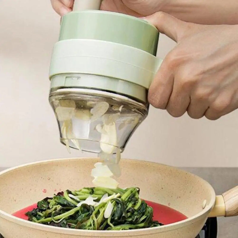 Ensemble de coupe-légumes électrique 4 en 1