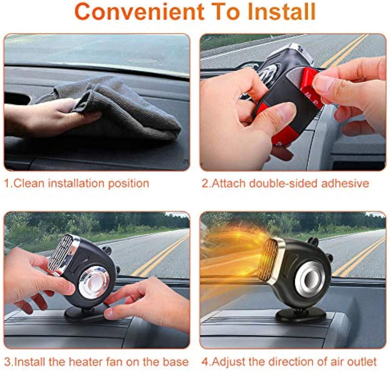 Mini Car Heater Fan