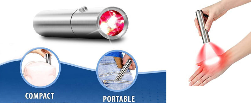 Lampe torche LED infrarouge pour soulager la douleur 