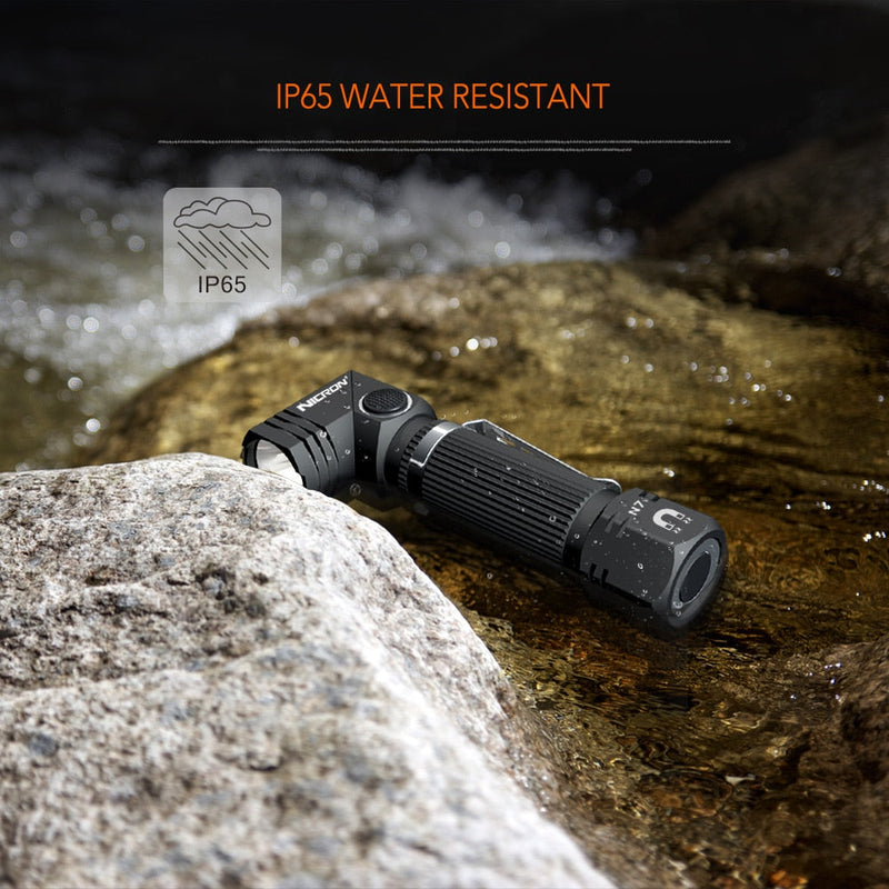 NICRON Outdoor 90 Degree Dual Fuel Flashlight