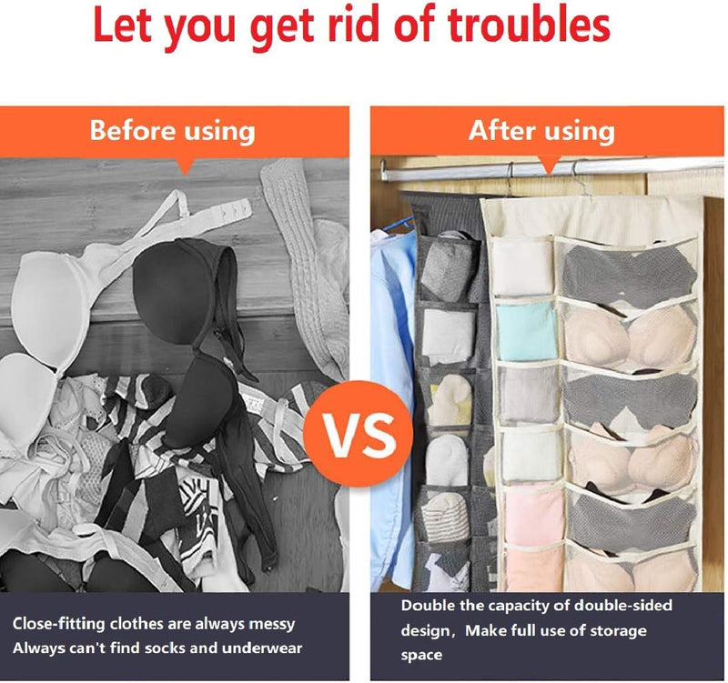 Underwear Rack Hanger Storage Bag