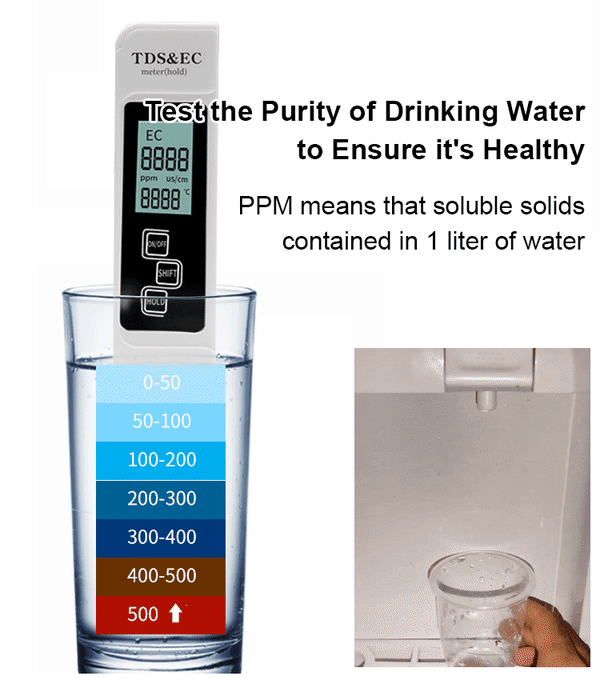 Testeur numérique de qualité de l'eau TDS-mètre 