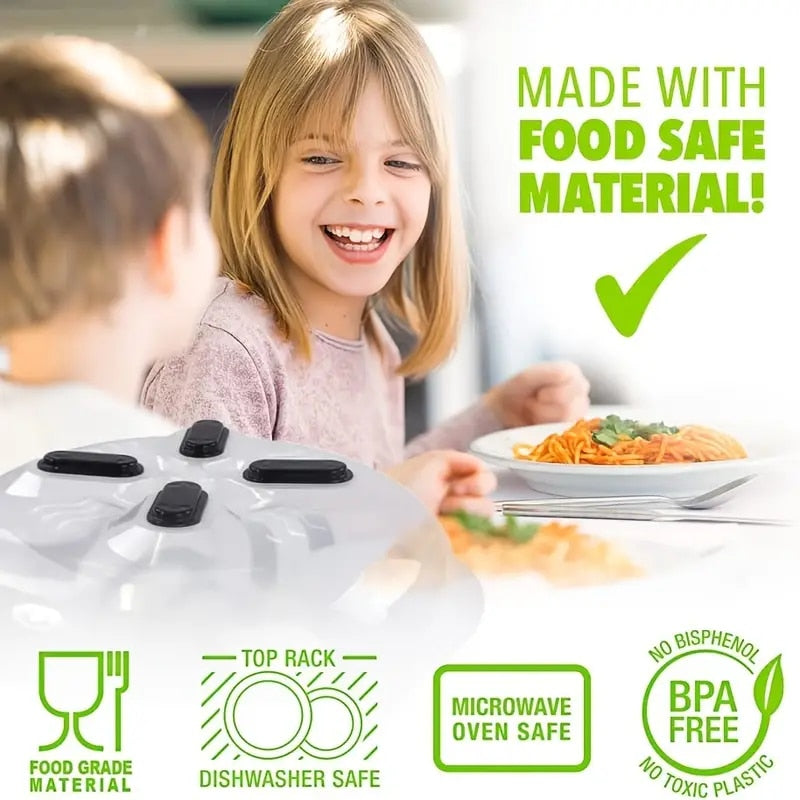 Magnetic Microwave Cover For Food