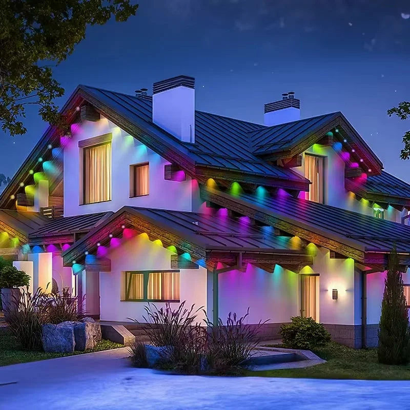 AuraBright  - 2024 Outdoor RGB String Lights