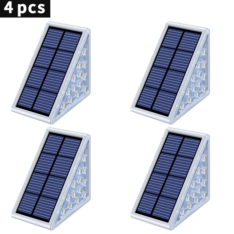 Lampes solaires pour marches – Éclairage extérieur LED pour escaliers et terrasses