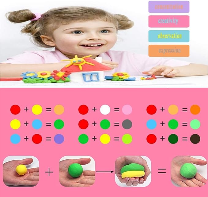 36 Colors Air Dry Clay
