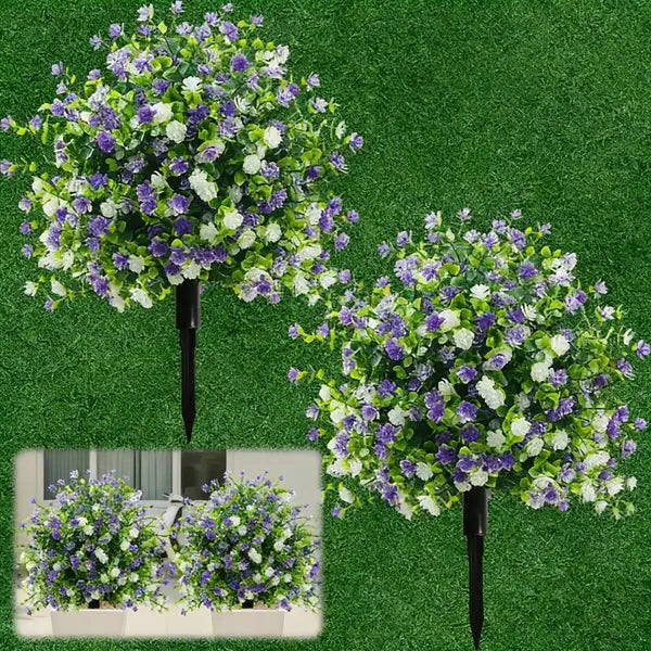 🔥Artificial Potted Trees With Ground Stakes🌼