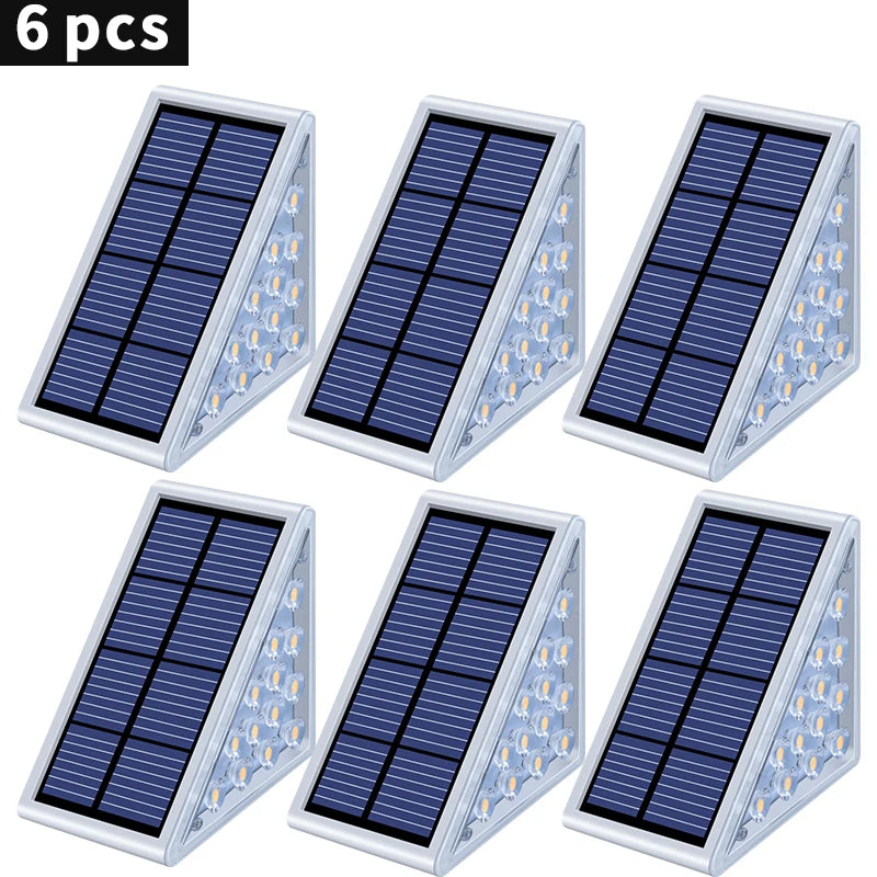 Lampes solaires pour marches – Éclairage extérieur LED pour escaliers et terrasses