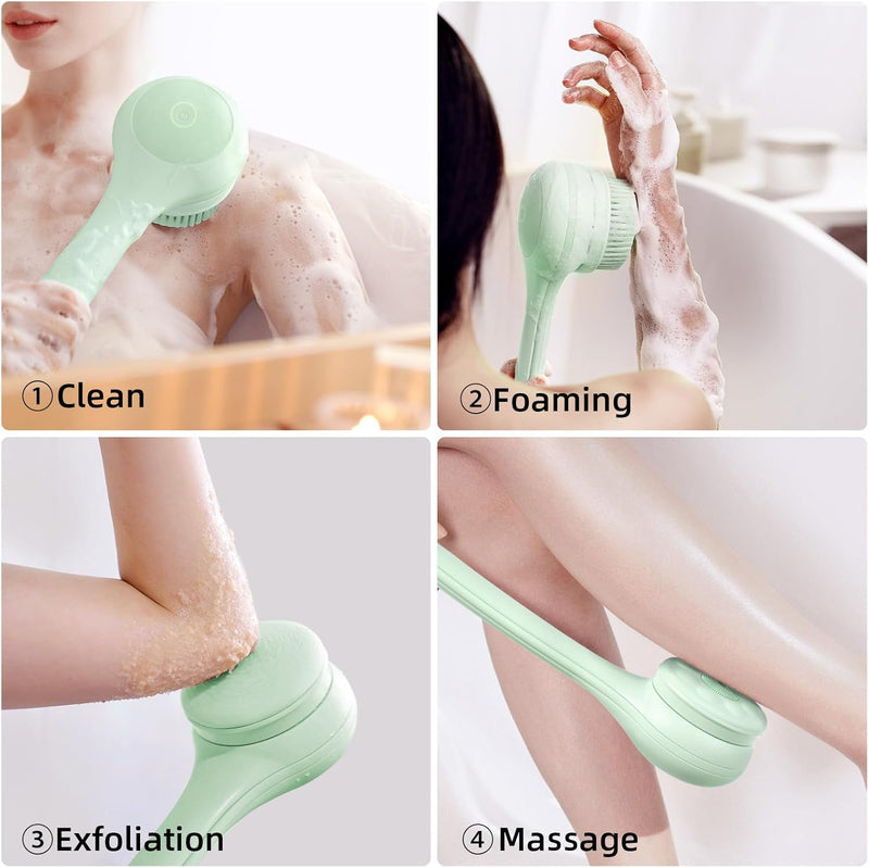 Electric Body Brush Back Scrubber for Shower