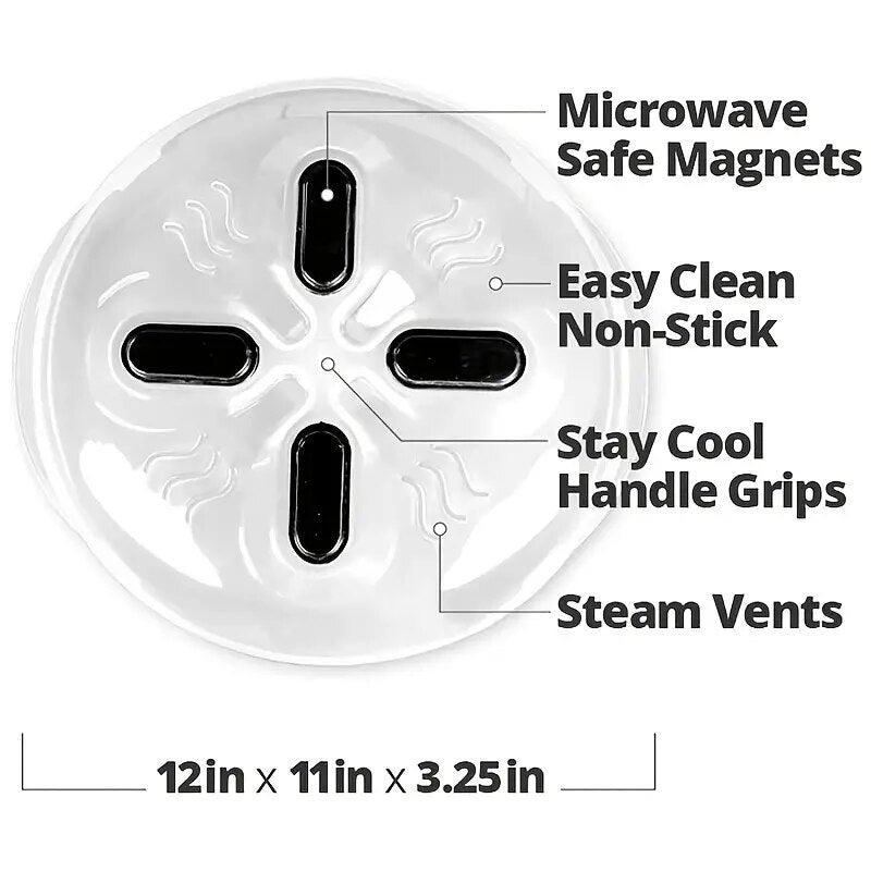 Magnetic Microwave Cover For Food