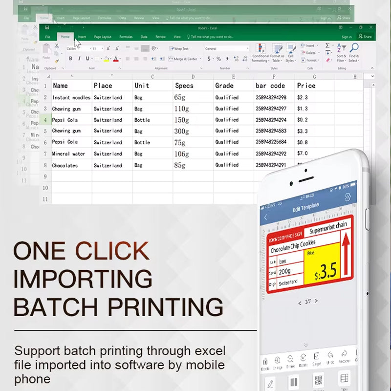 B21 Bluetooth Label Printer