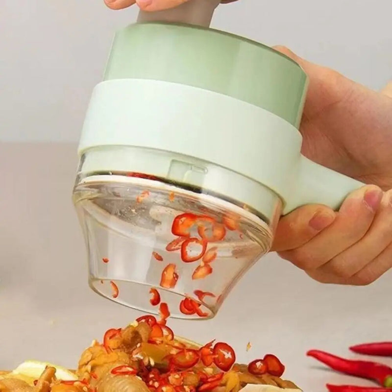 Ensemble de coupe-légumes électrique 4 en 1