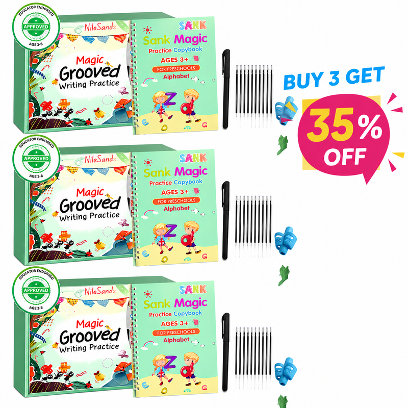 💥LAST DAY SALE 50%OFF💥📚 Kids Practice Copybook Set (4Pcs/Set)