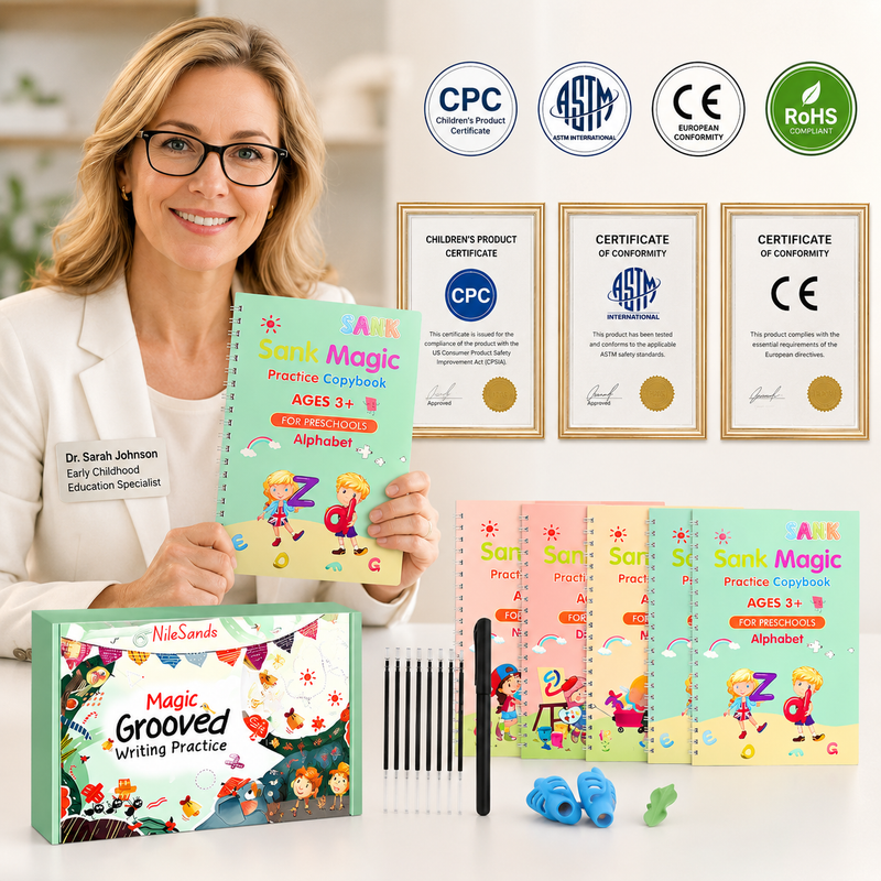 💥LAST DAY SALE 50%OFF💥📚 Kids Practice Copybook Set (4Pcs/Set)