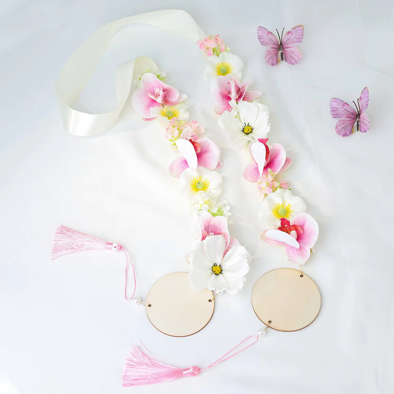 2026 Graduation Artificial Flower Head Wreath & Lei Kit