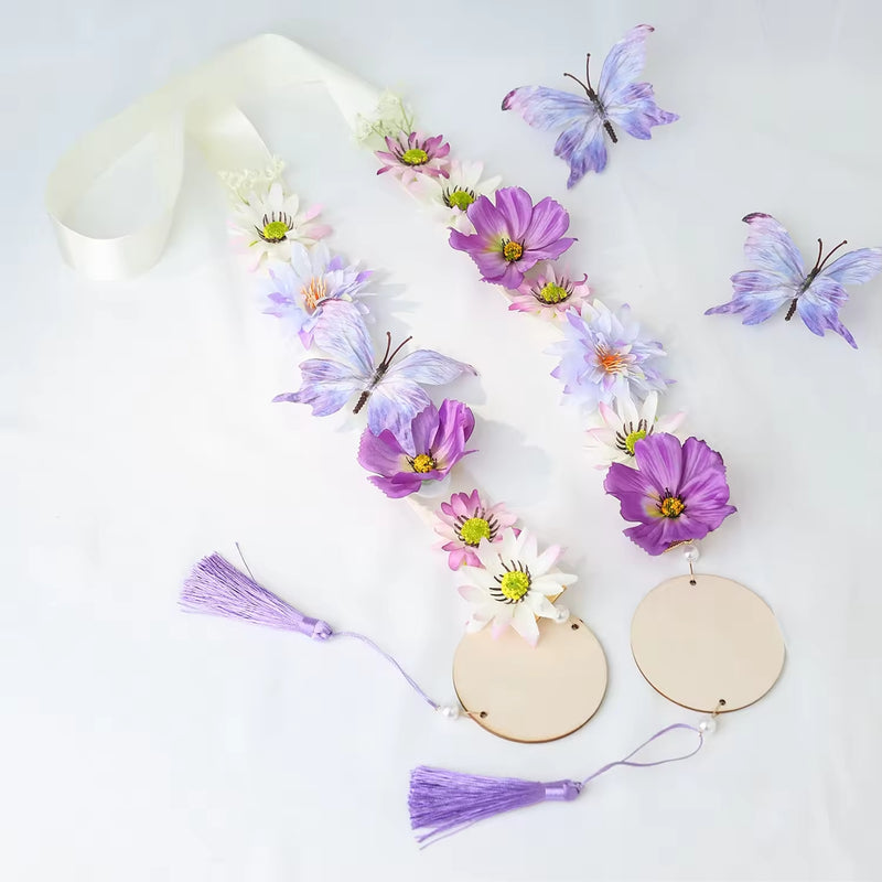 2026 Graduation Artificial Flower Head Wreath & Lei Kit