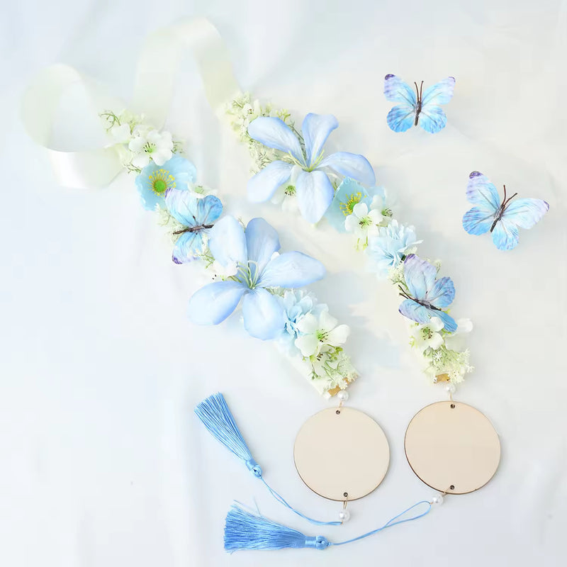 2026 Graduation Artificial Flower Head Wreath & Lei Kit