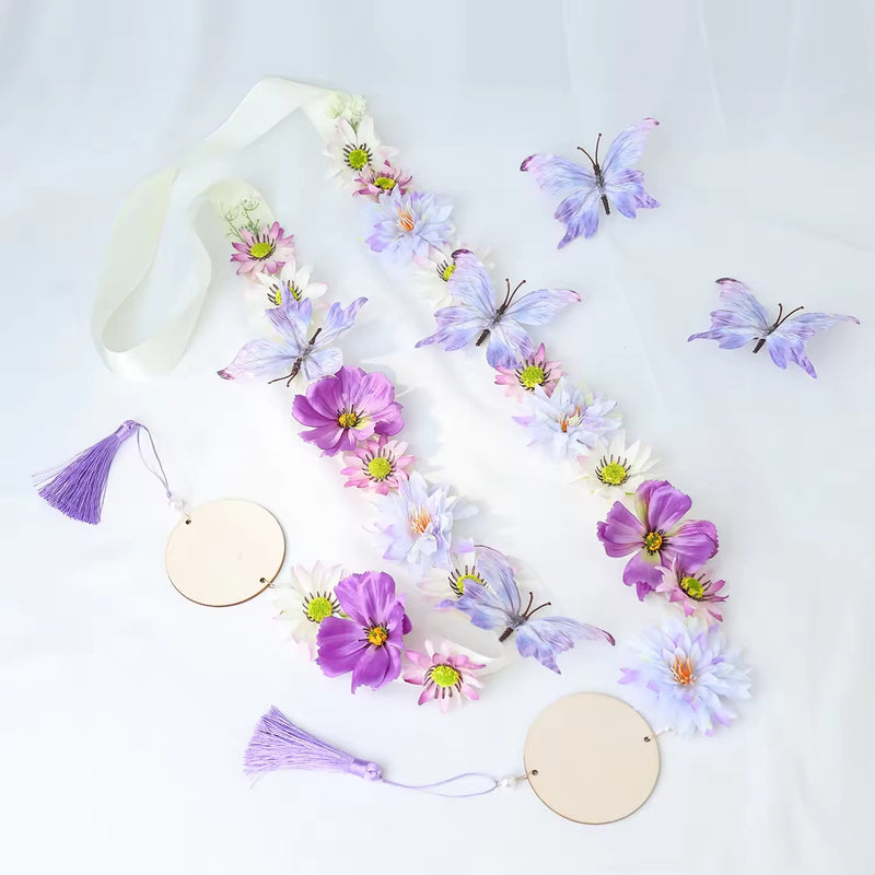 2026 Graduation Artificial Flower Head Wreath & Lei Kit