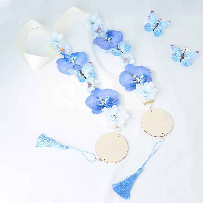 2026 Graduation Artificial Flower Head Wreath & Lei Kit