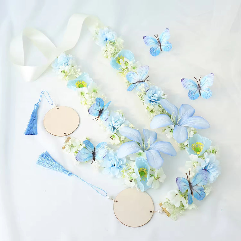 2026 Graduation Artificial Flower Head Wreath & Lei Kit