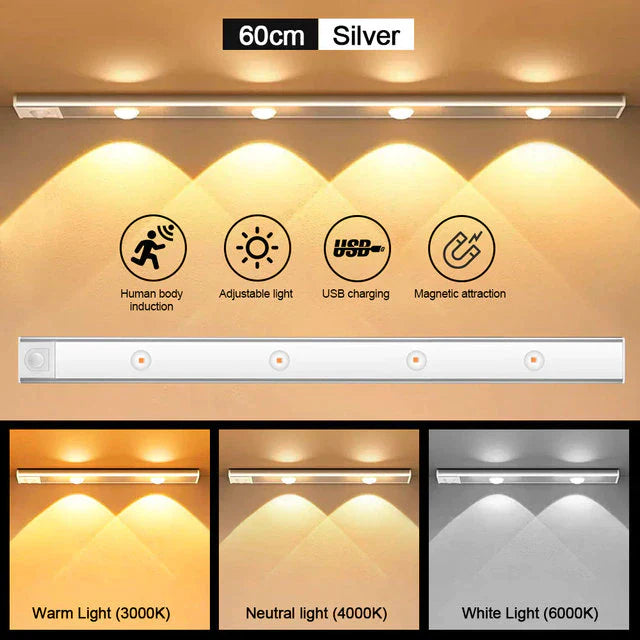 SlimGlow™ : Lampe LED rechargeable ultra-mince 