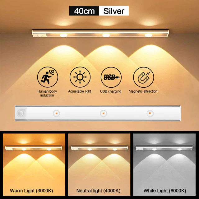 SlimGlow™ : Lampe LED rechargeable ultra-mince 