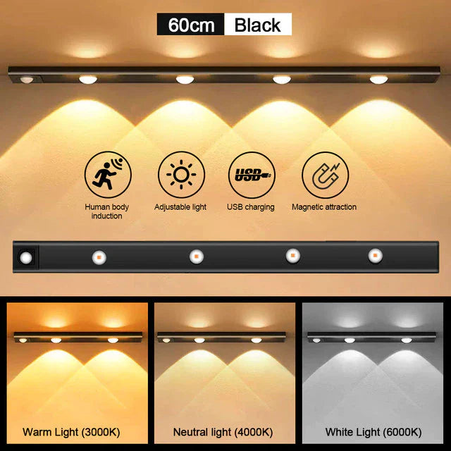 SlimGlow™ : Lampe LED rechargeable ultra-mince 