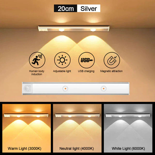 SlimGlow™ : Lampe LED rechargeable ultra-mince 