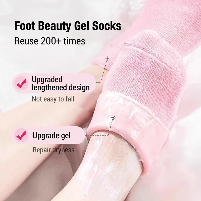 Chaussettes hydratantes en gel HydraSoothe pour talons 