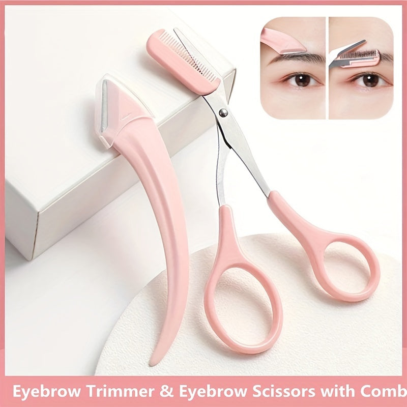 Kit professionnel de rasage et de taille des sourcils