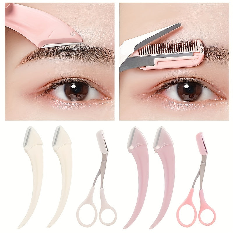 Kit professionnel de rasage et de taille des sourcils