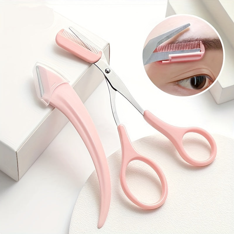 Kit professionnel de rasage et de taille des sourcils