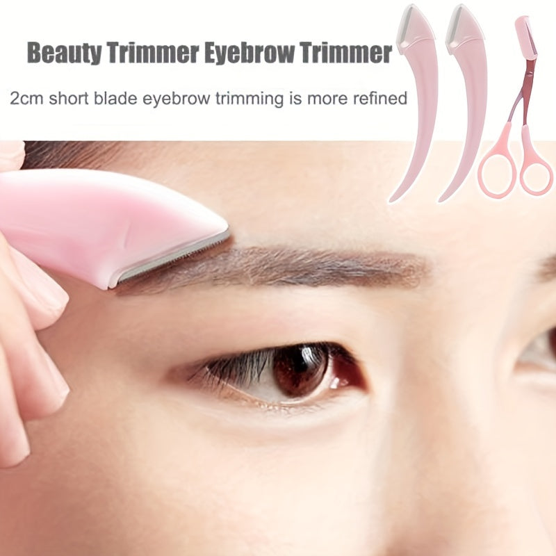 Kit professionnel de rasage et de taille des sourcils