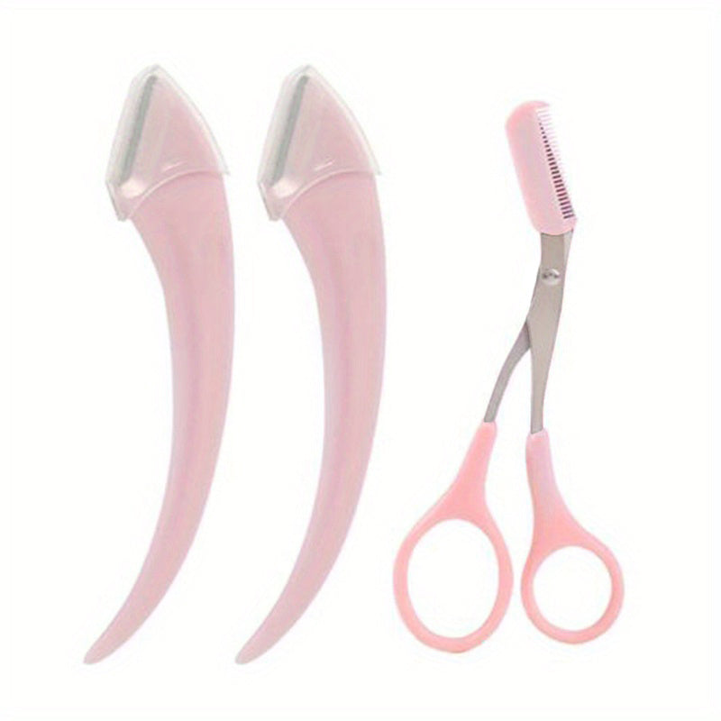 Kit professionnel de rasage et de taille des sourcils