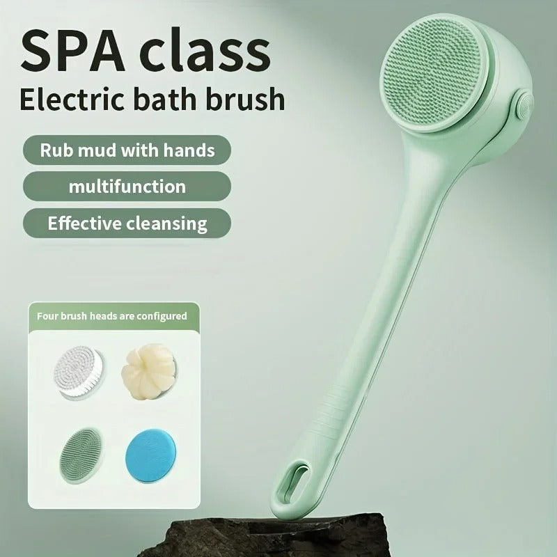 Electric Body Brush Back Scrubber for Shower