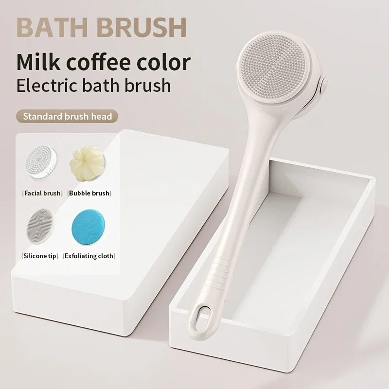 Electric Body Brush Back Scrubber for Shower
