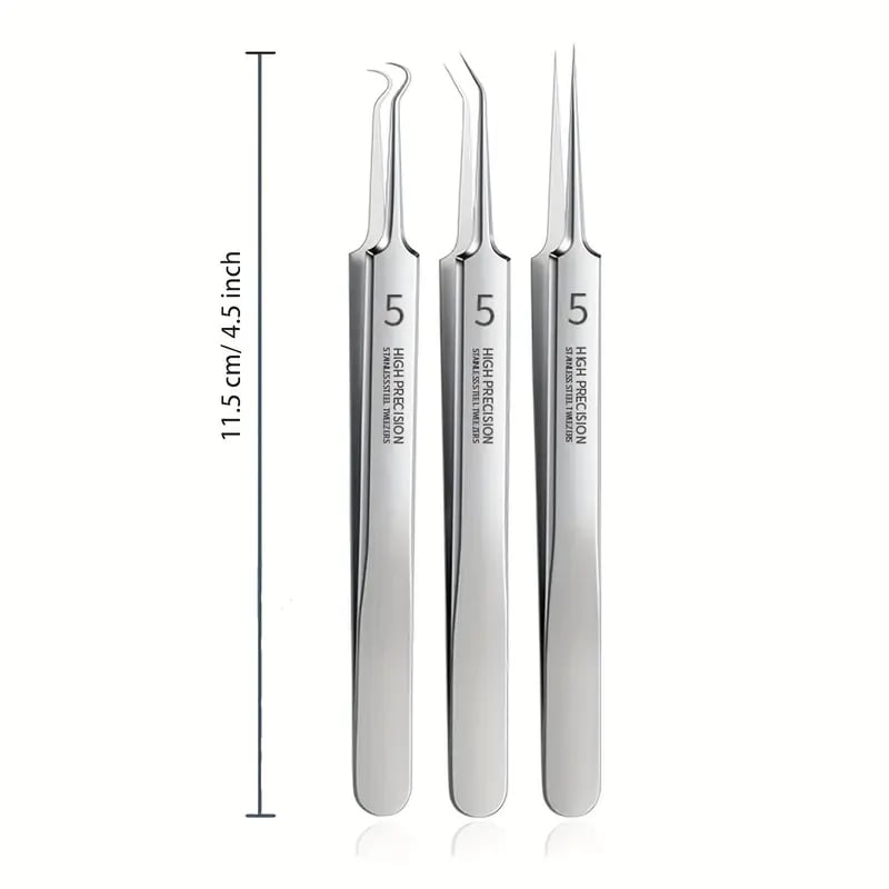 Precision Blackhead Tweezers Set