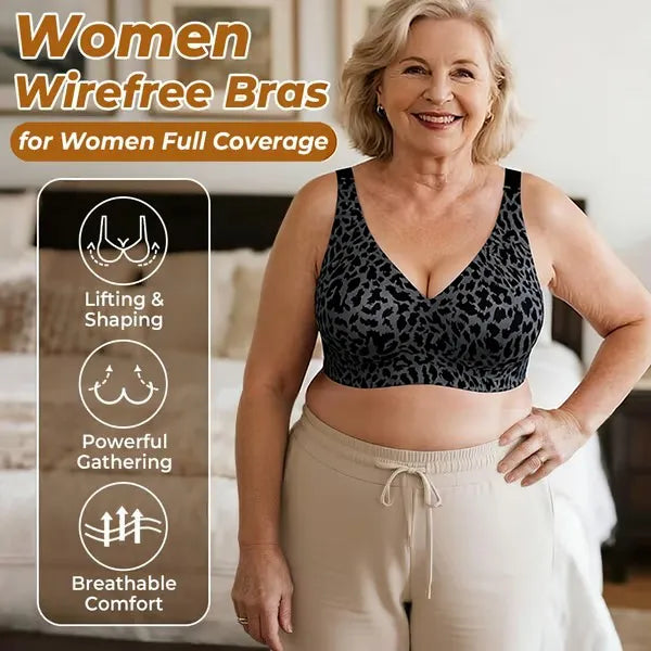 LeopardLift™ Wireless Jelly Bra — Firm Support & Natural Lift