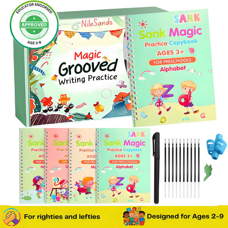 💥LAST DAY SALE 50%OFF💥📚 Kids Practice Copybook Set (4Pcs/Set)