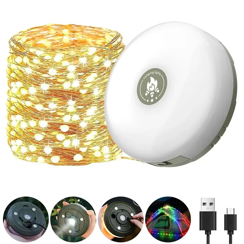 Multifunctional Camping String Lights